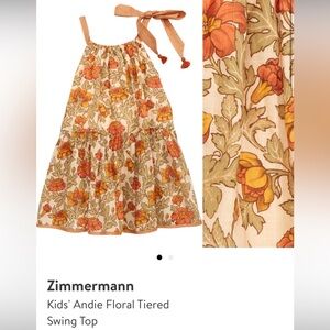 Zimmerman Kids’ Andie Floral Tiered Swing Top